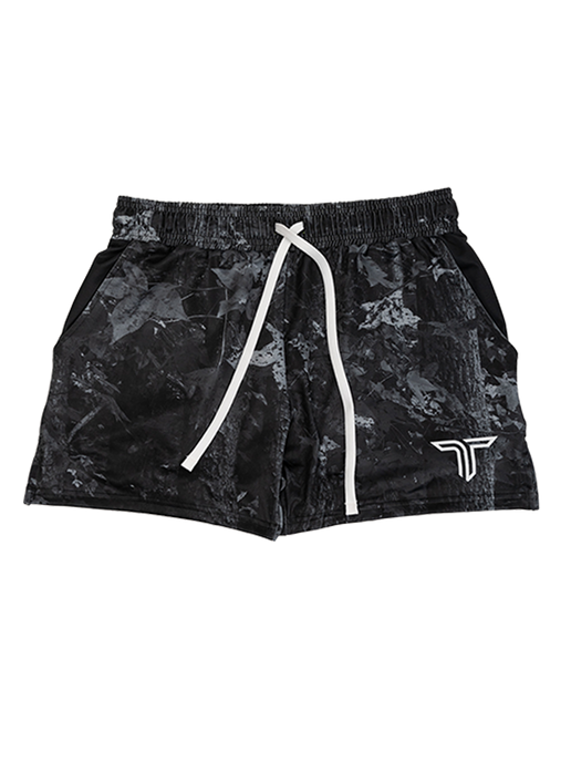 Blackout Hunter Camo Women’s Gym Short (3” Inseam)