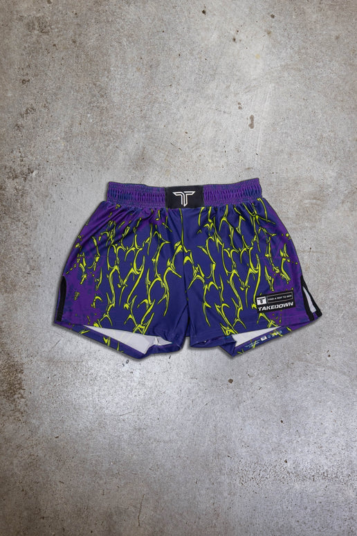 Youth Symbiotek Fight Shorts - Purple