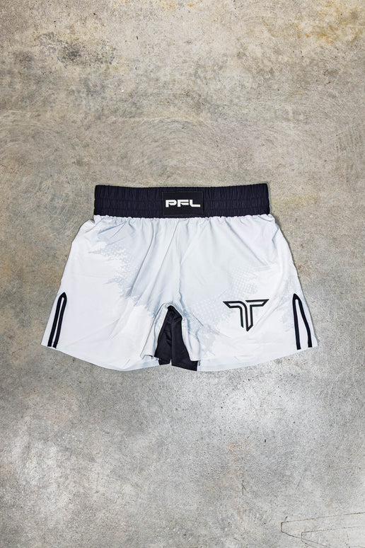 PFL Kaos Camo 5” Pro Fight Short - White