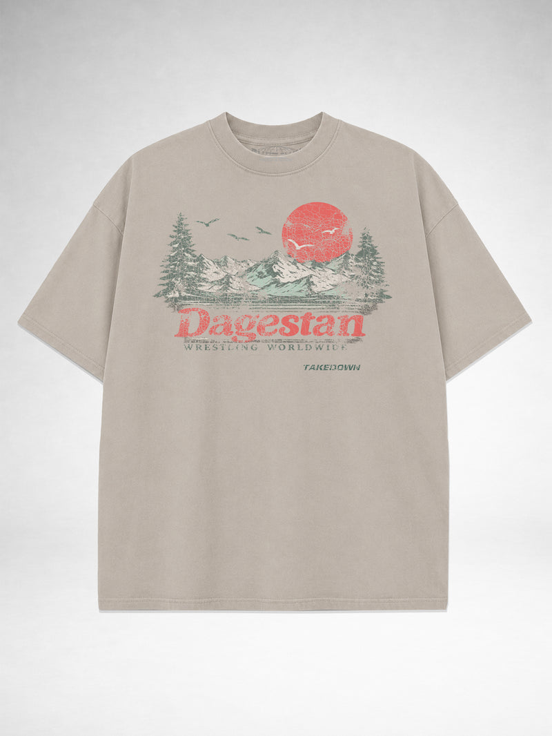 Takedown Oversized Tee - ”Dagestan” - Sand