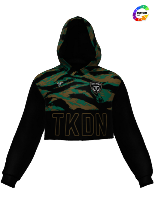 TD-CRPHD-002 360° Custom Cropped Hoodie