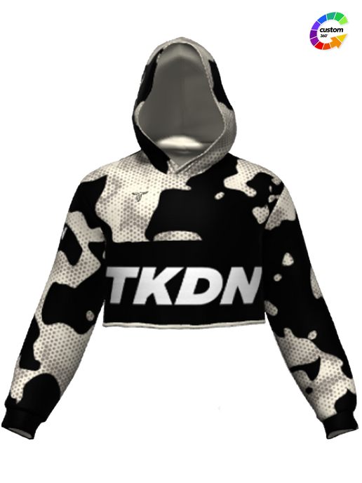 TD-CRPHD-008 360° Custom Cropped Hoodie