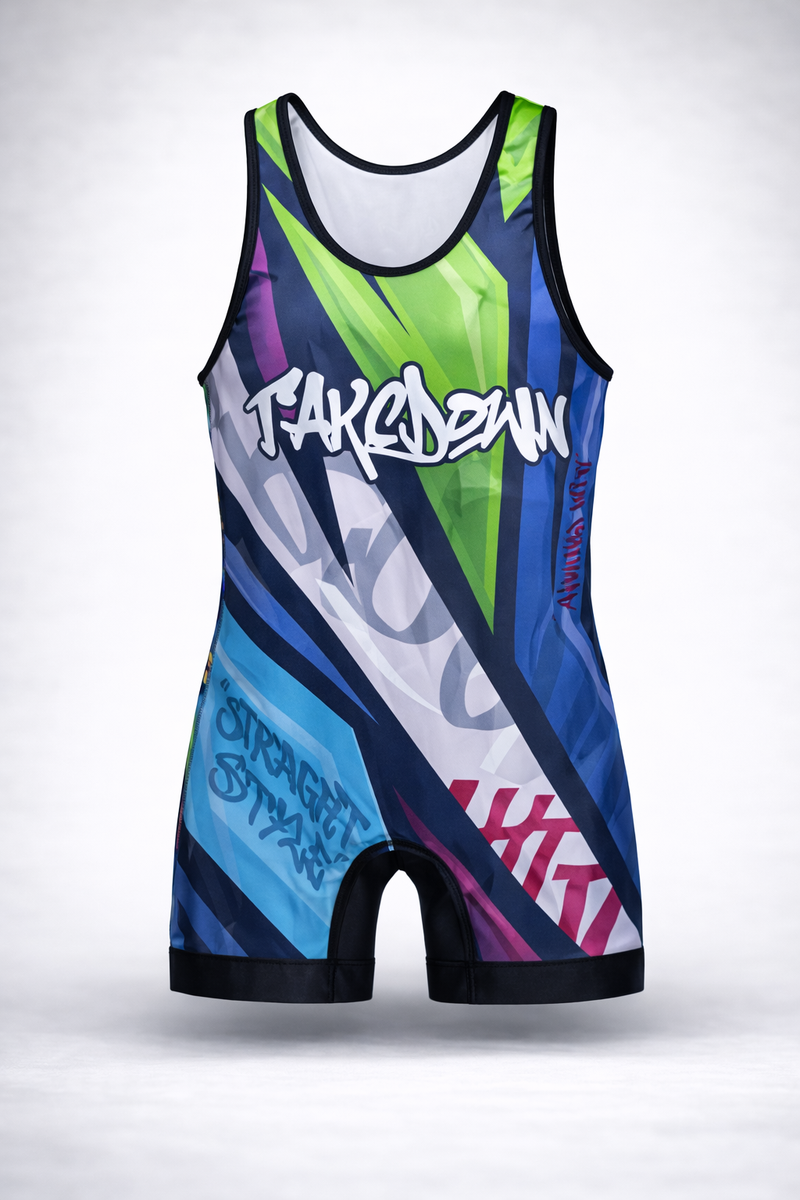 Graffiti Wrestling Singlet
