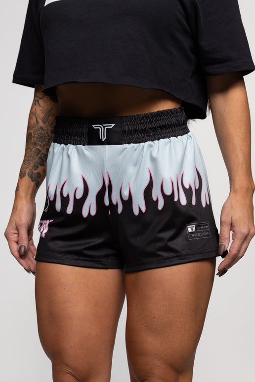 Fire FC Women's Fight Shorts (3” Inseam) - Mint