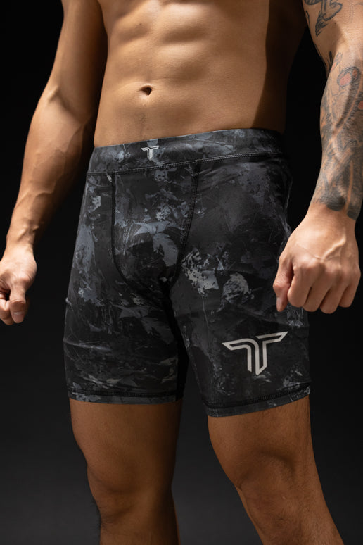 Blackout Hunter Camo Compression Shorts