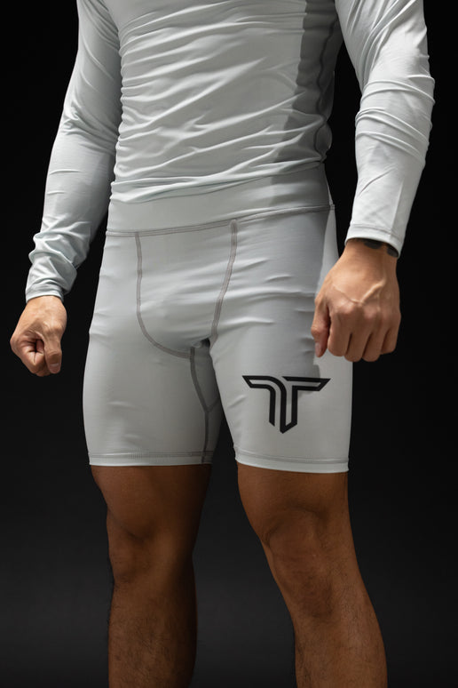 Essential Compression Shorts - Silver