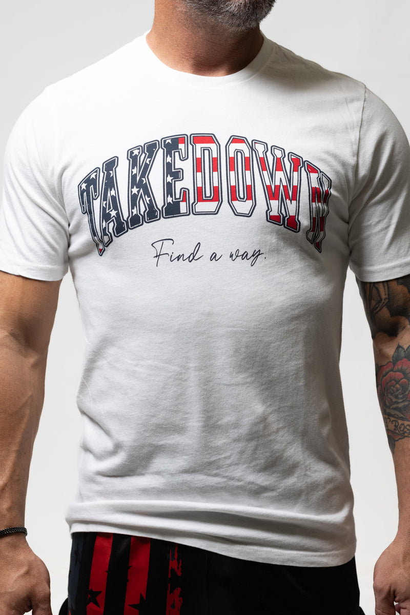 USA Arch T-Shirt - White