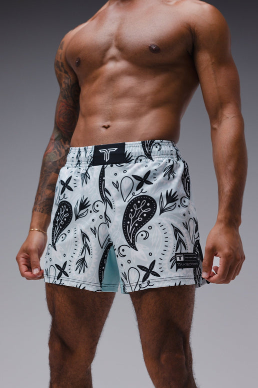 Bandana Fight Shorts (5”&7“ Inseam) - Ice