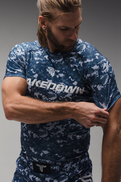 Sea Camo Short-Sleeve Rashguard