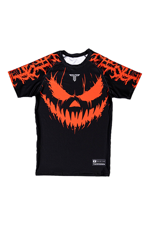 Youth Jack O' Lantern Short-Sleeve Rashguard