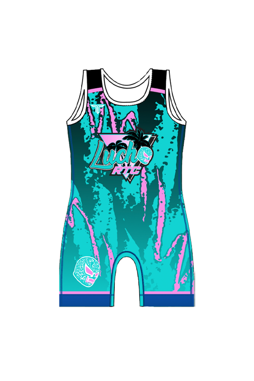 Lucha RTC Wrestling Women's Singlet - Blue