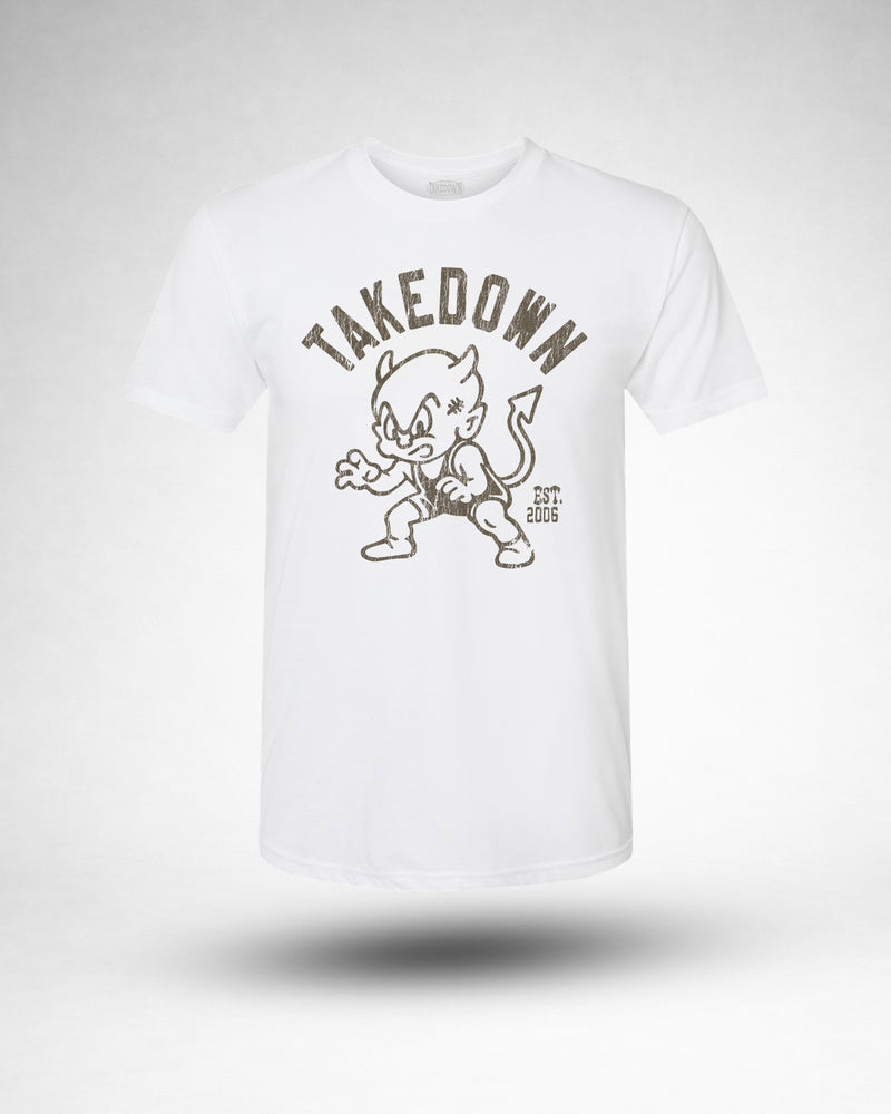Takedown ”Little Devil” Daily Grind Tee - White