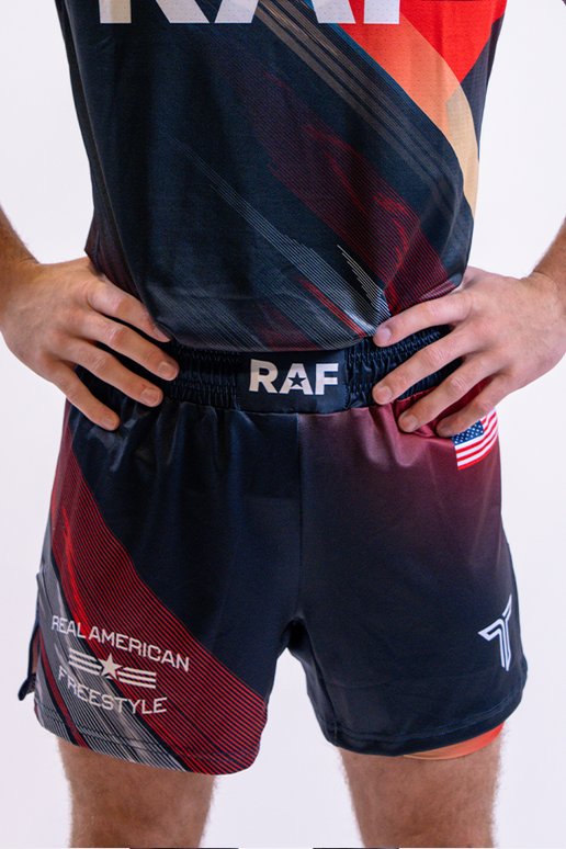 RAF02 Fight Shorts (5” Inseam) - Blue