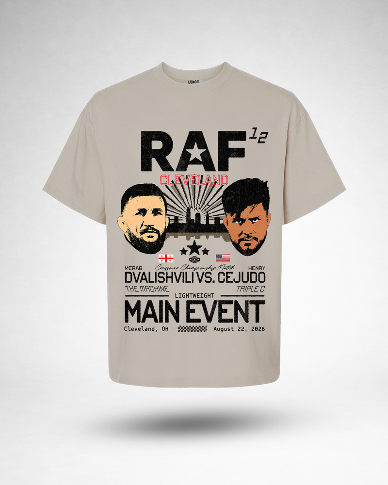 RAF12 Main Event Oversized Tee
