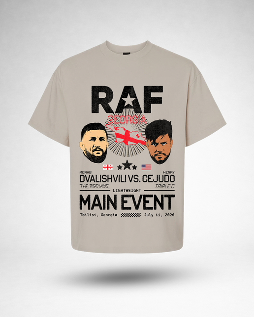 RAF Georgia Main Event Oversized Tee - Sand
