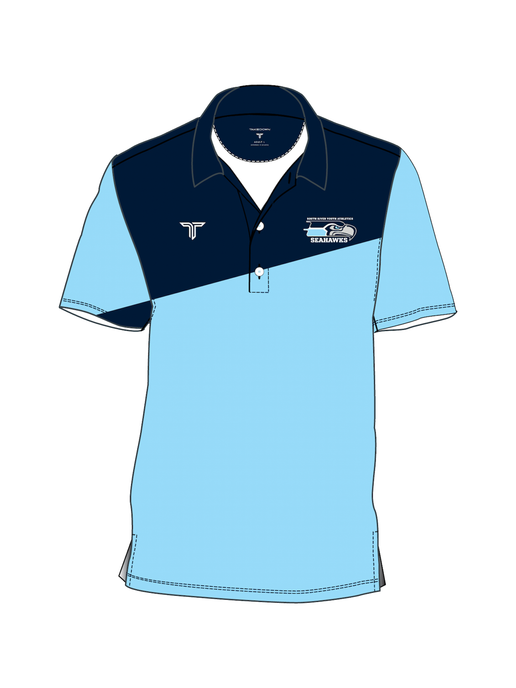 South River Youth Athletics Split Stripe Polo