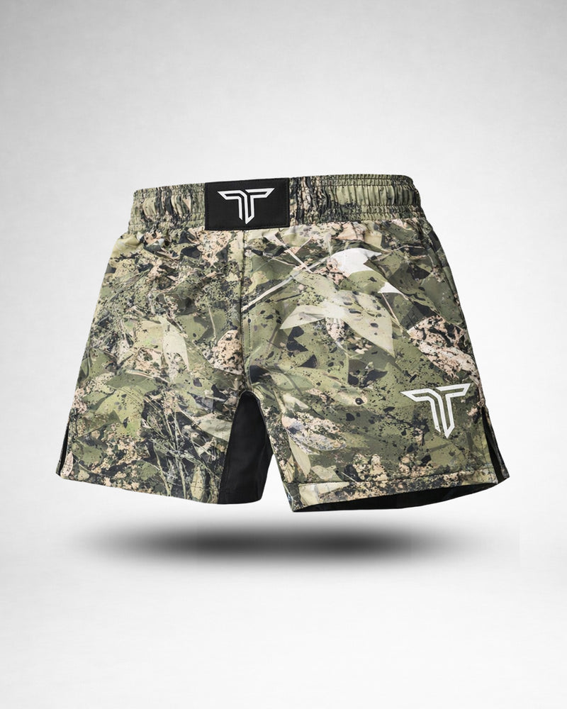 Hunter Camo Fight Shorts (5” & 7” Inseam)