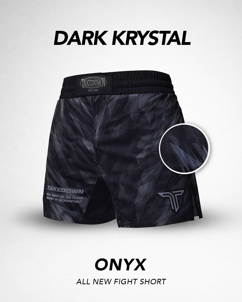 Dark Krystal Fight Shorts (5” & 7” Inseam) - Onyx