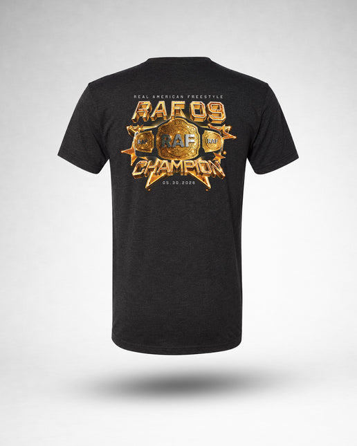 RAF 09 Champions Tee - Black
