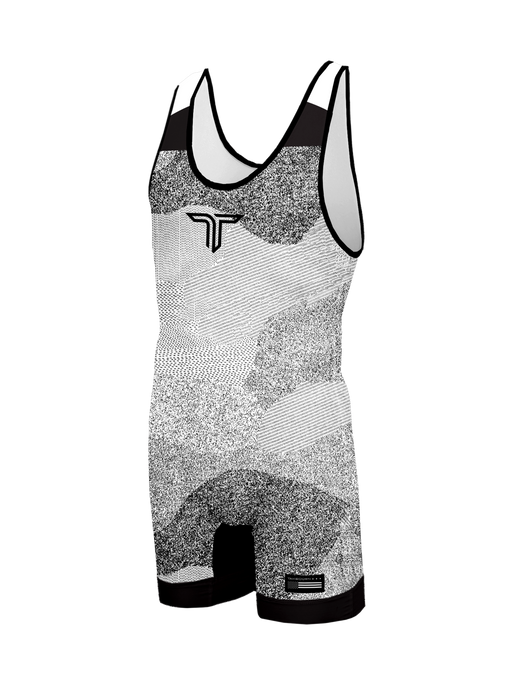 White Night Vision Wrestling Singlet