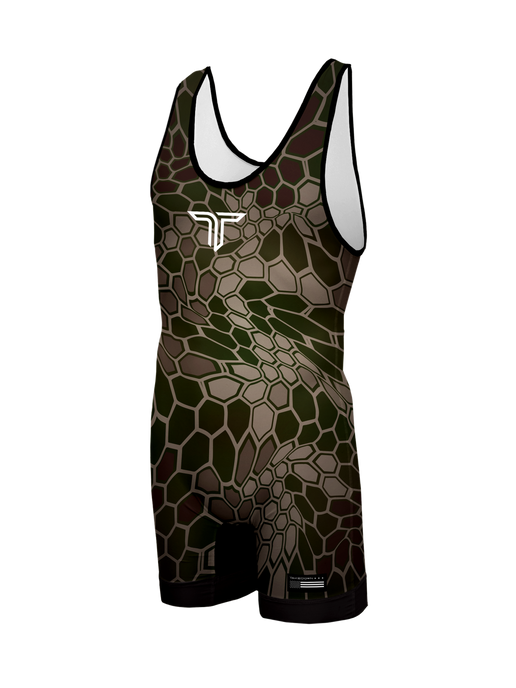 Hex Camo Wrestling Singlet