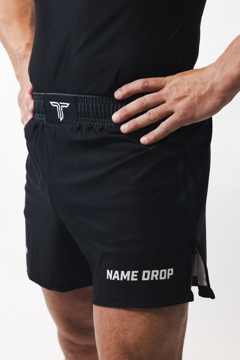 Ranked Jiu Jitsu Fight Shorts (5”&7“ Inseam) - Black